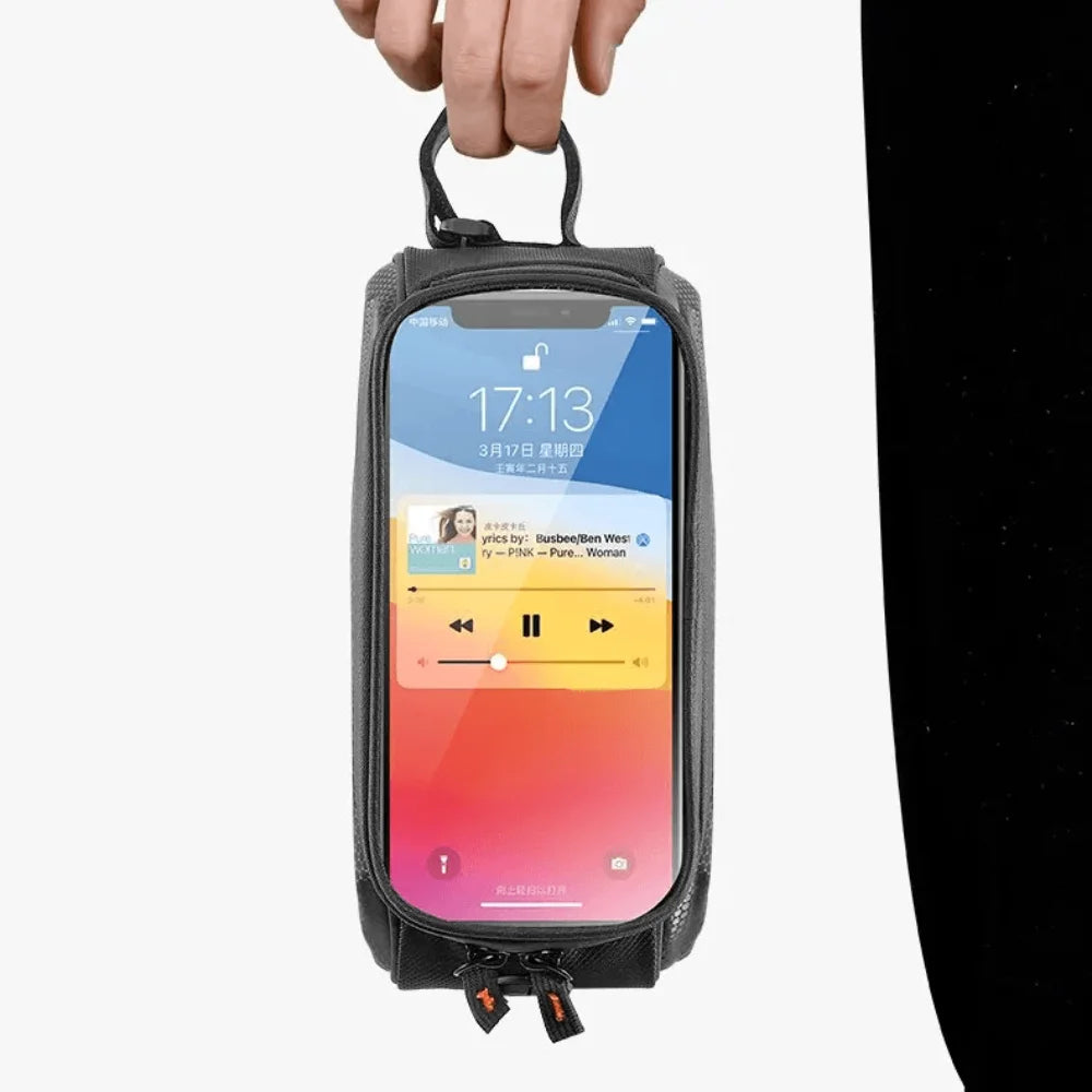 RideCyclonix CA - Handlebar Bag with Touchscreen Access – HandleBag™