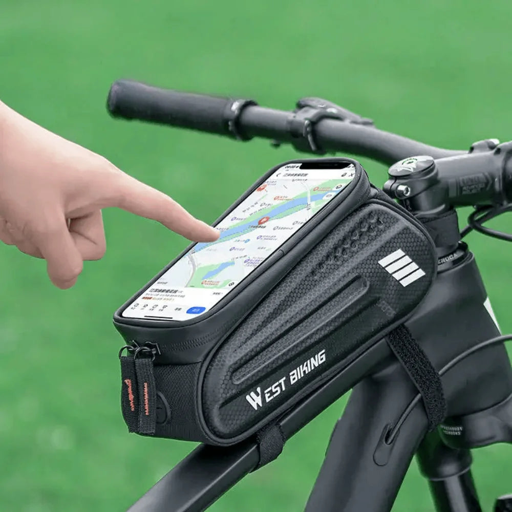 RideCyclonix CA - Handlebar Bag with Touchscreen Access – HandleBag™