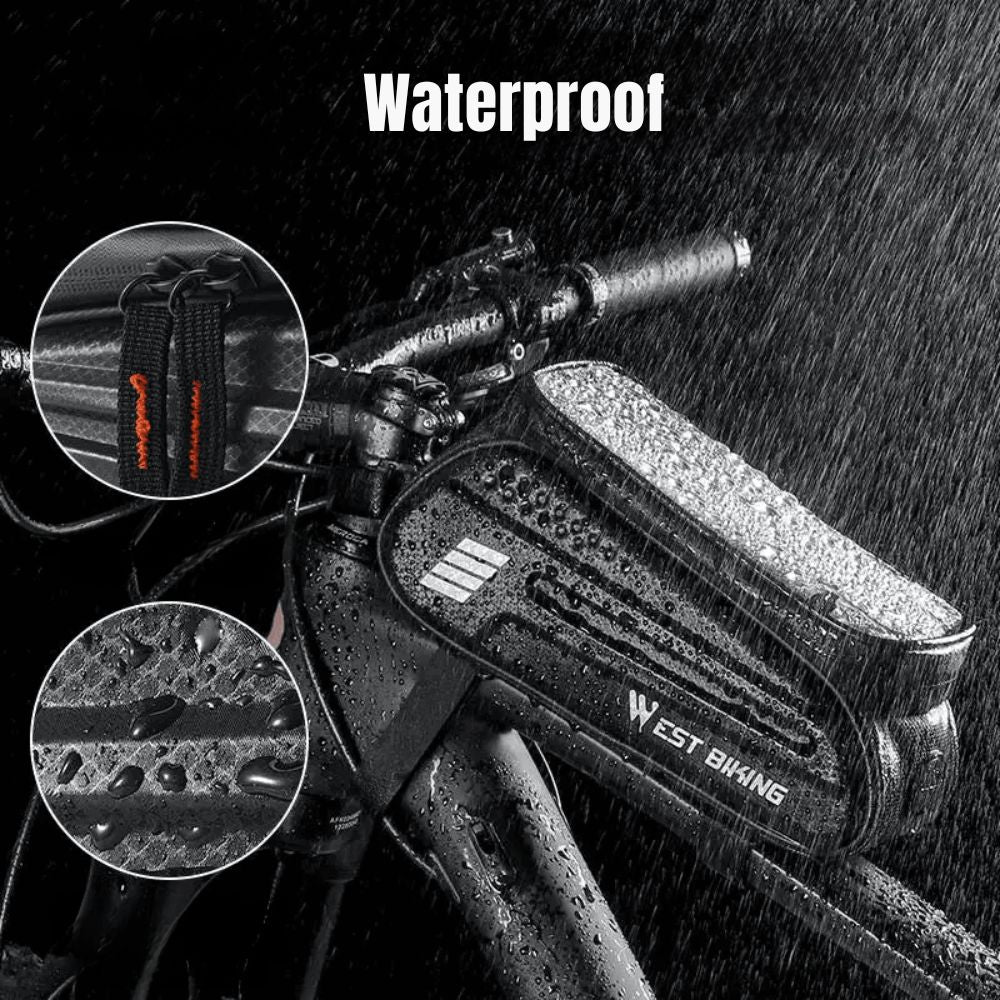 RideCyclonix CA - Handlebar Bag with Touchscreen Access – HandleBag™