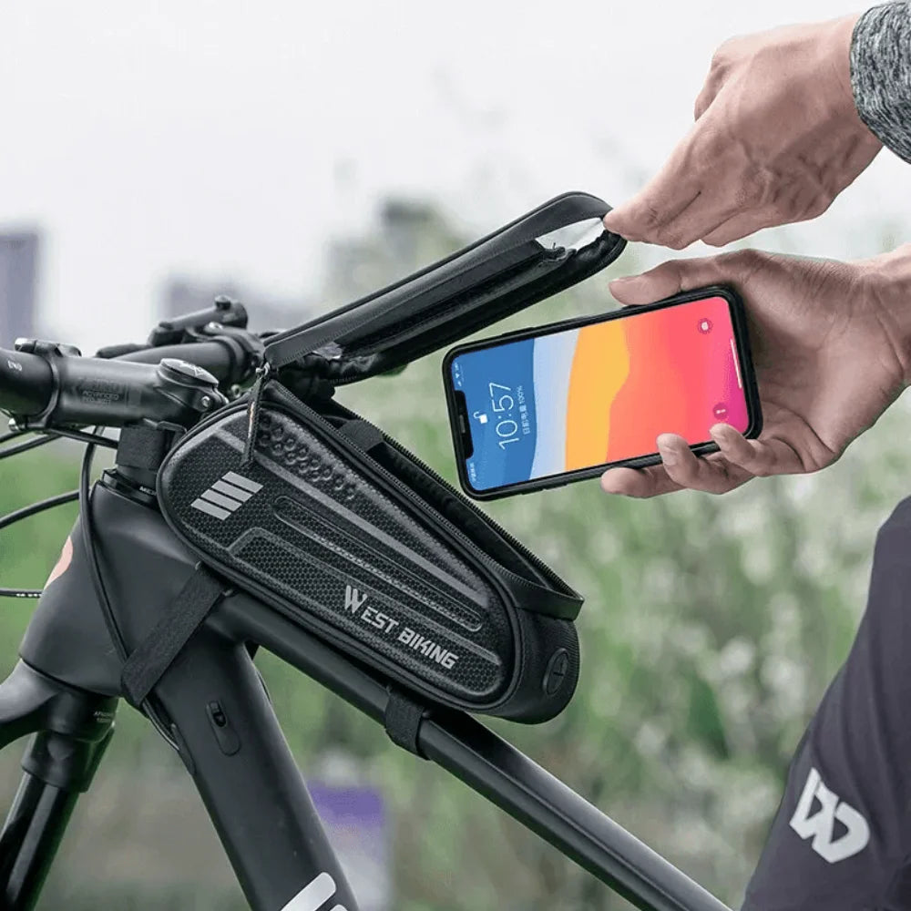 RideCyclonix CA - Handlebar Bag with Touchscreen Access – HandleBag™