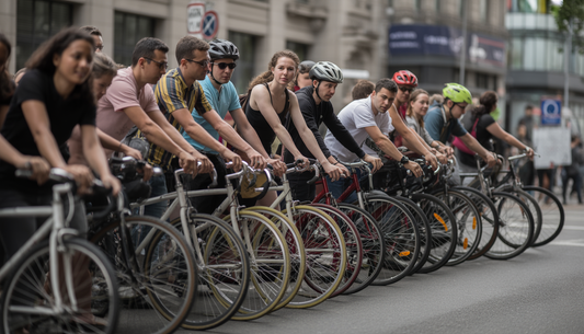 cycling bikes used in protests