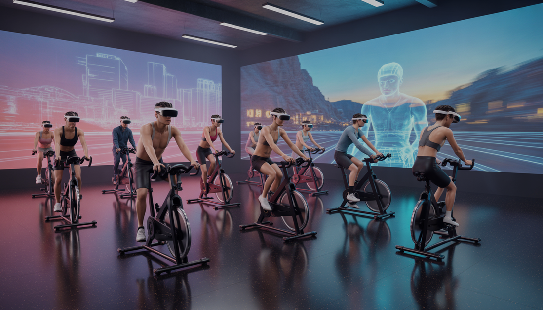 virtual reality cycling gyms