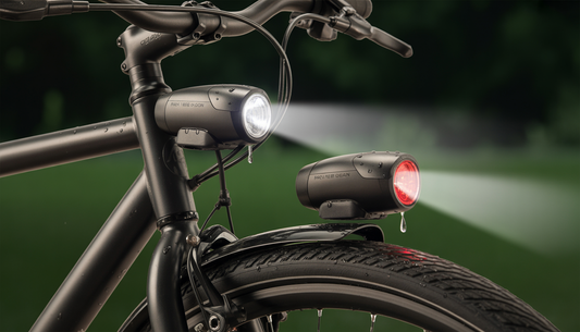 front and rear bike light set