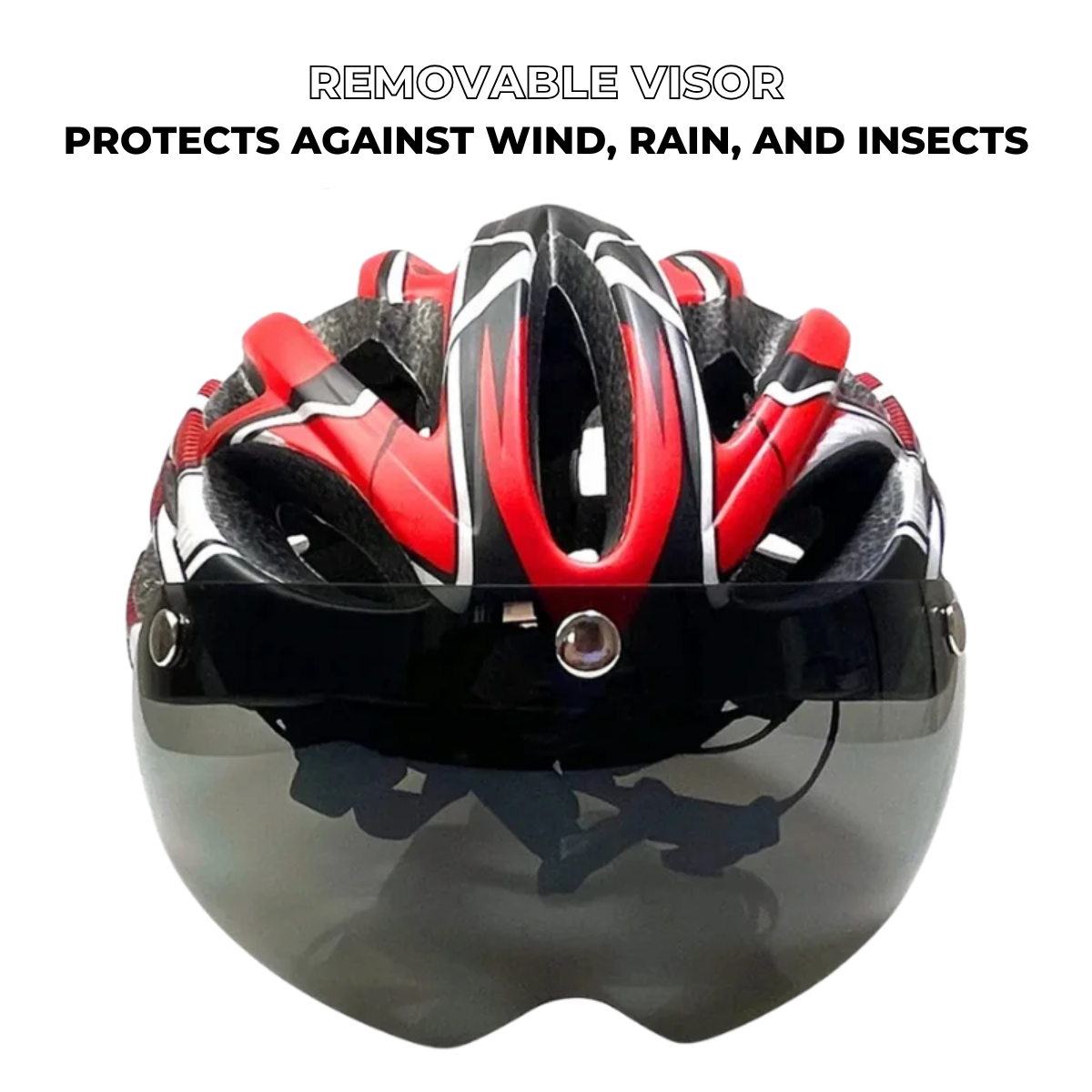 RideCyclonix CA - Bike Helmet with Detachable Visor & LED – CycloGuard™