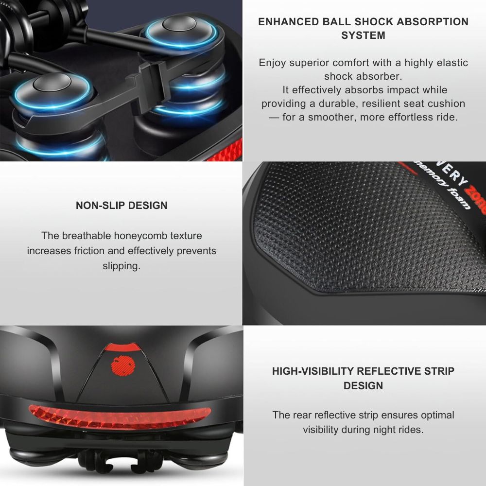 RideCyclonix CA - Maximum Comfort Bike Saddle – CycloSoft™