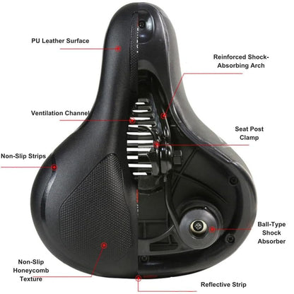 RideCyclonix CA - Maximum Comfort Bike Saddle – CycloSoft™