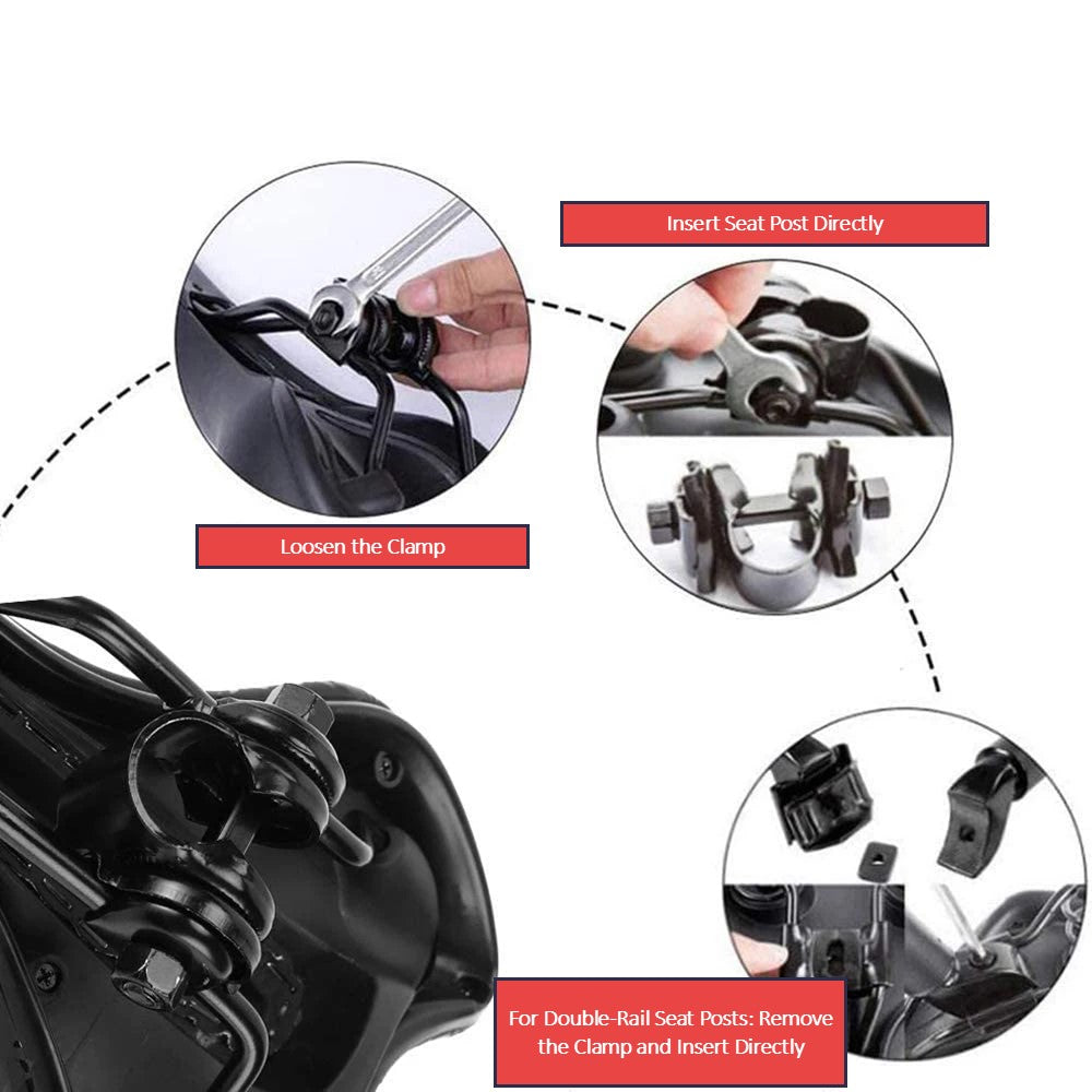 RideCyclonix CA - Sport Comfort Bike Saddle – VeloxSeat™