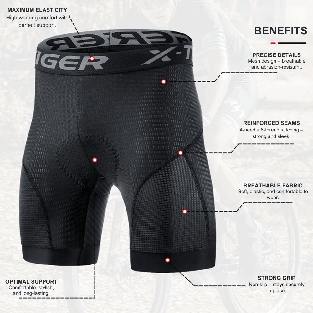 RideCyclonix US - Cycling Underwear with 5D Gel Padding – VeloShield™