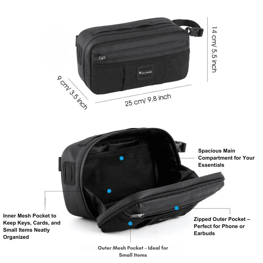 RideCyclonix US - Spacious Handlebar Bag – BarCarrier™